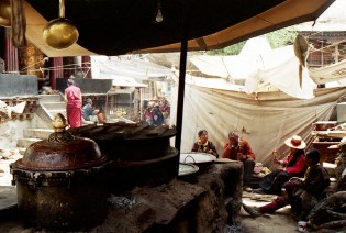 Tibet, Lhasa market, 1996
