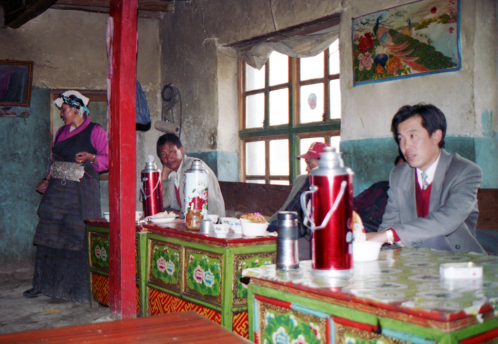 Tibet, teashop 1996