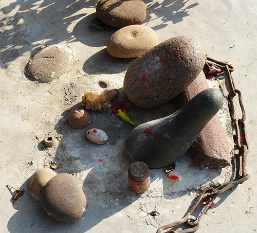 Lingam stones, Orchha, Madhya Pradesh, India 2009