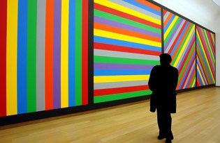 Sol LeWitt, Wall Drawing #1084 (detail), acrylic on wall, Stedelijk Museum Amsterdam, 2003