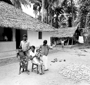 Family of my friend Sukumaram, Vellanad, TVM district, Kerala, India 1976